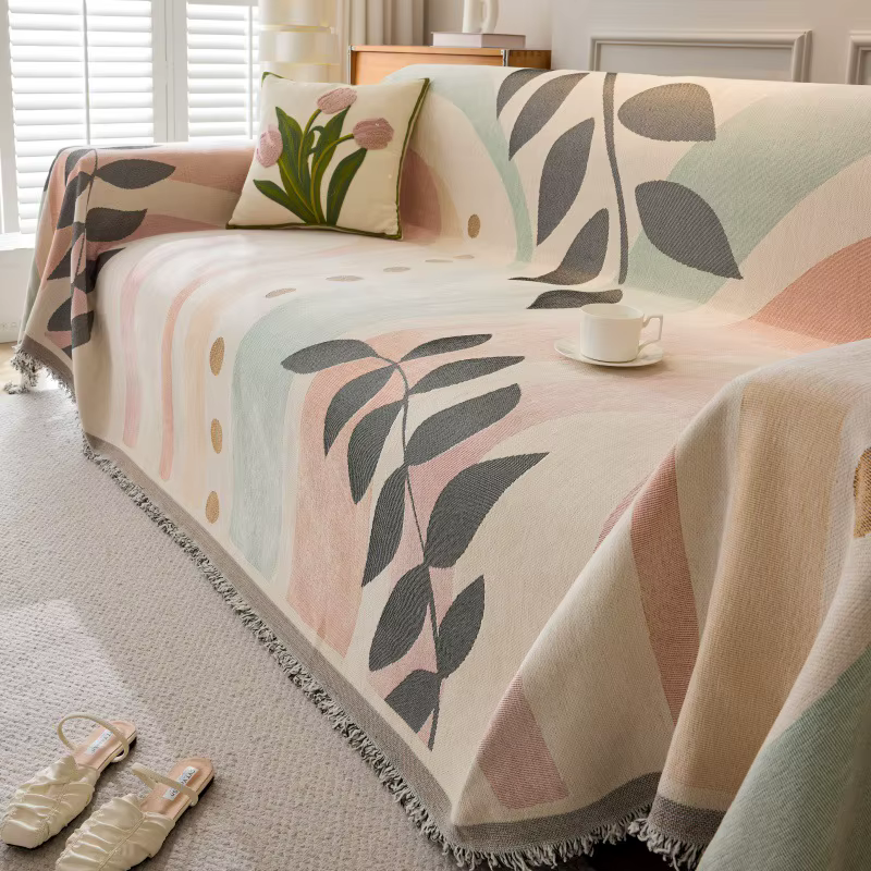 Housse de canapé réversible en Chenille