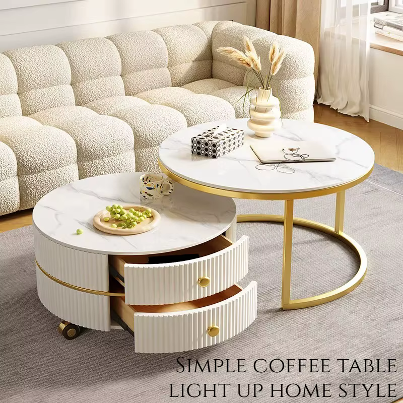 Table basse de luxe, table de salle à manger