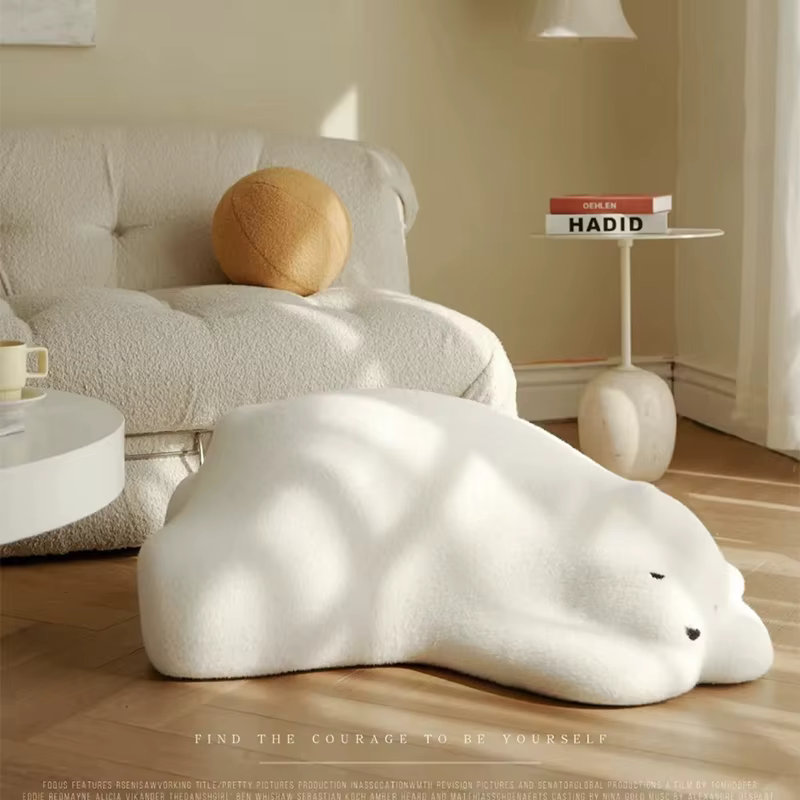 Canapé ours polaire Papa pour enfants