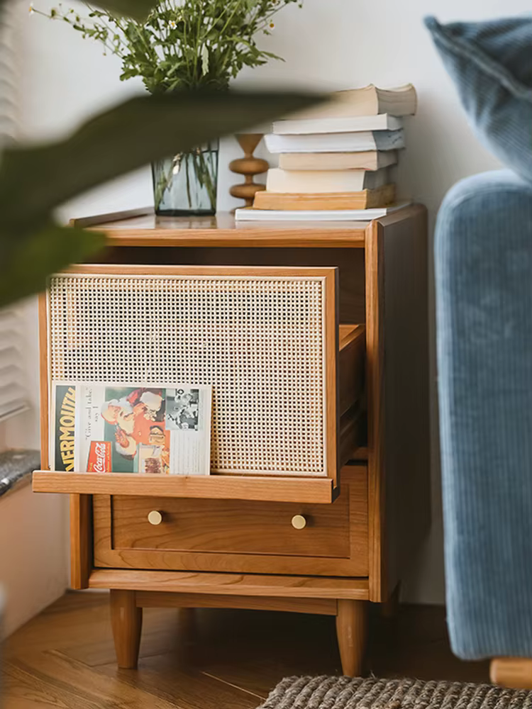Meubles de chambre à coucher en rotin