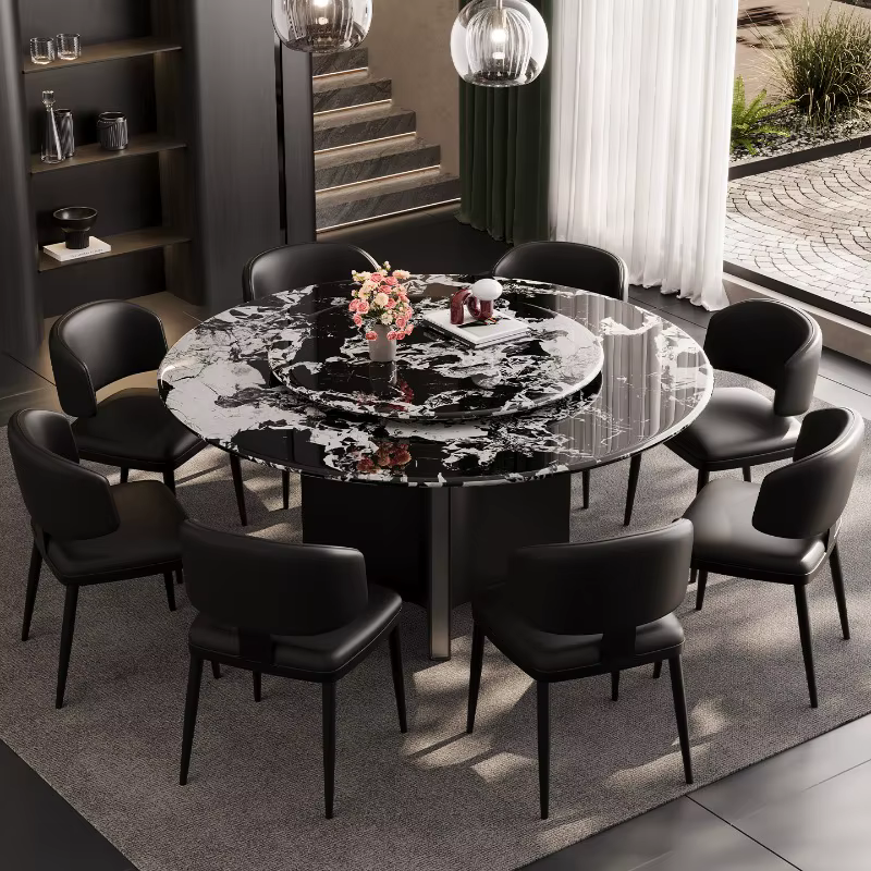 Table à manger ronde de luxe