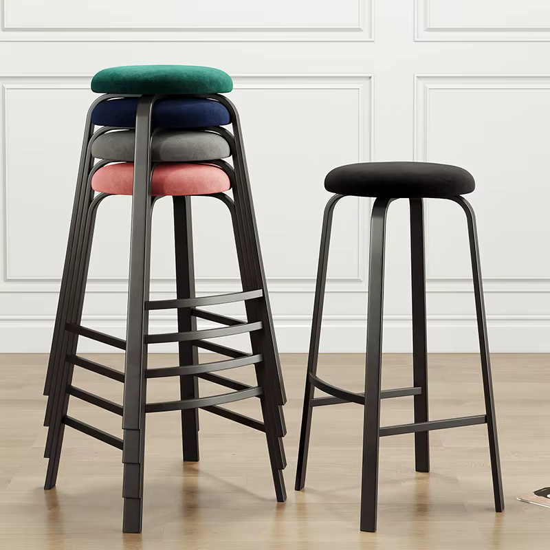 Chaise de Bar moderne simple tabouret rond
