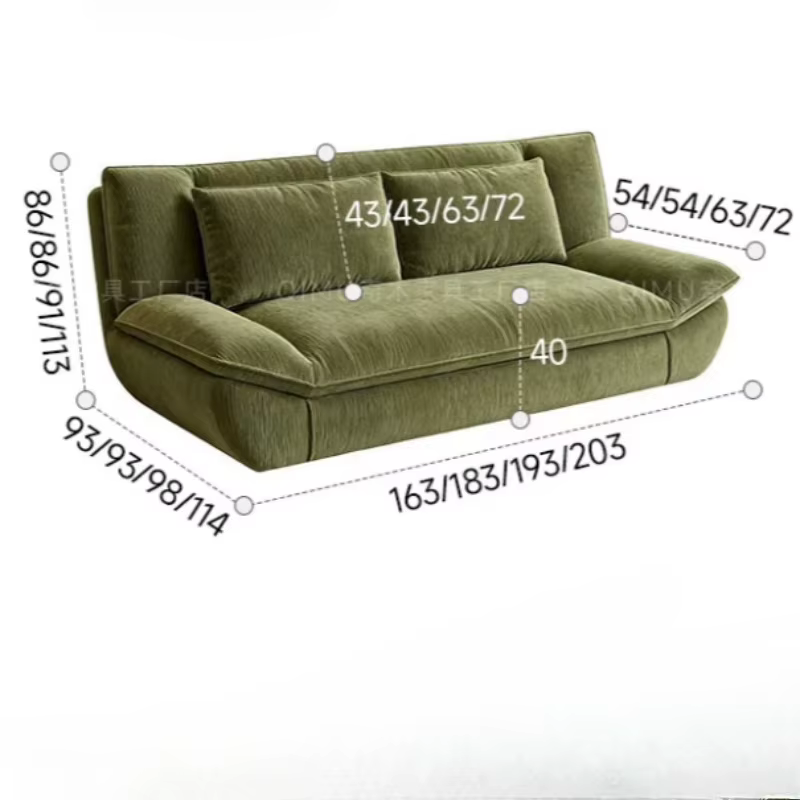 Canapé modulaire pliable italien Friends Cloud