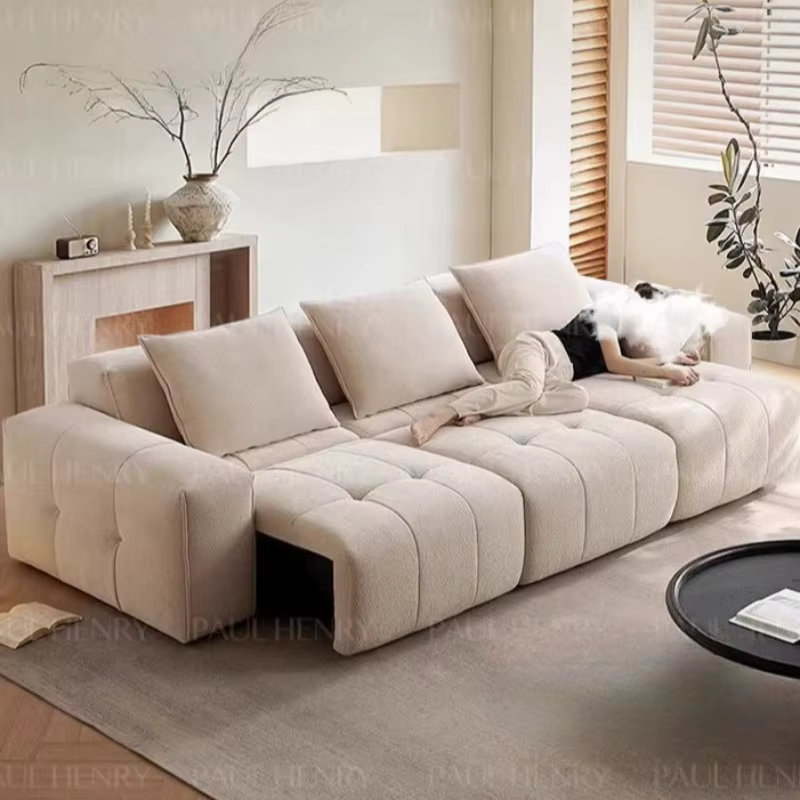 Canapé de salon design européen multifonctionnel et élégant pour appartement, idéal pour le gaming, mobilier de maison