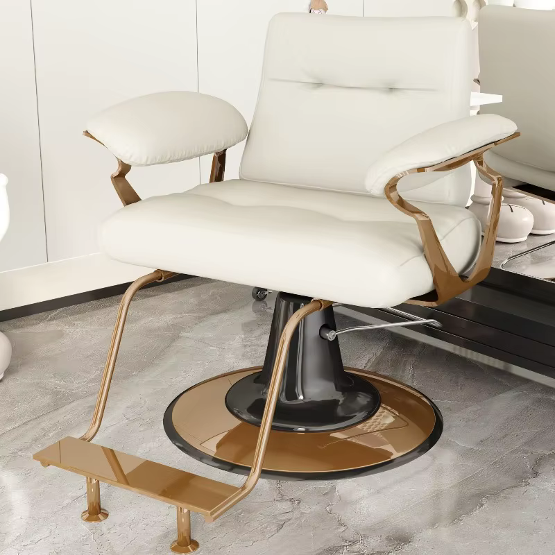 Organisateur chaise de barbier ergonomique fauteuil de salon de coiffure moderne