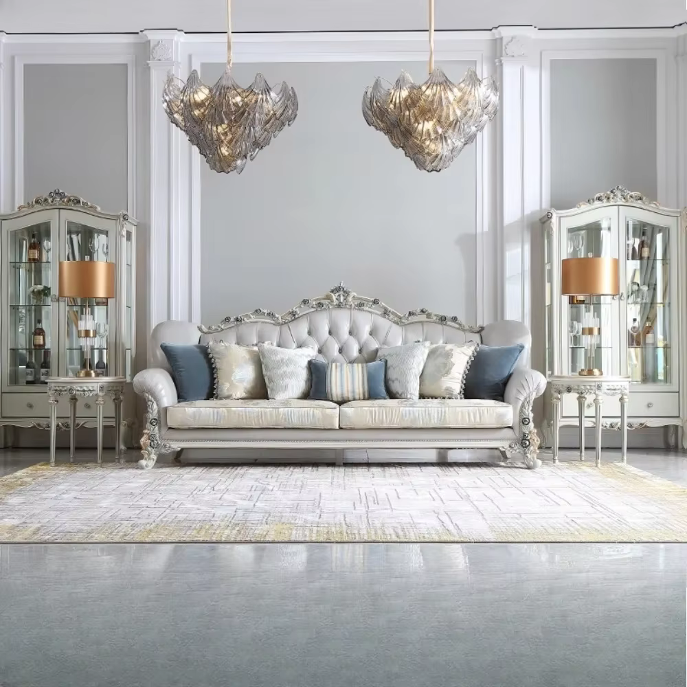 Canapé d'angle design avec accoudoirs pour appartement