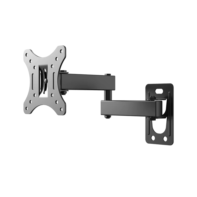 Support mural pour téléviseur, support d'angle entièrement articulé pour téléviseur de 10 à 30 pouces, support de moniteur inclinable et orientable, VESA 100x100mm