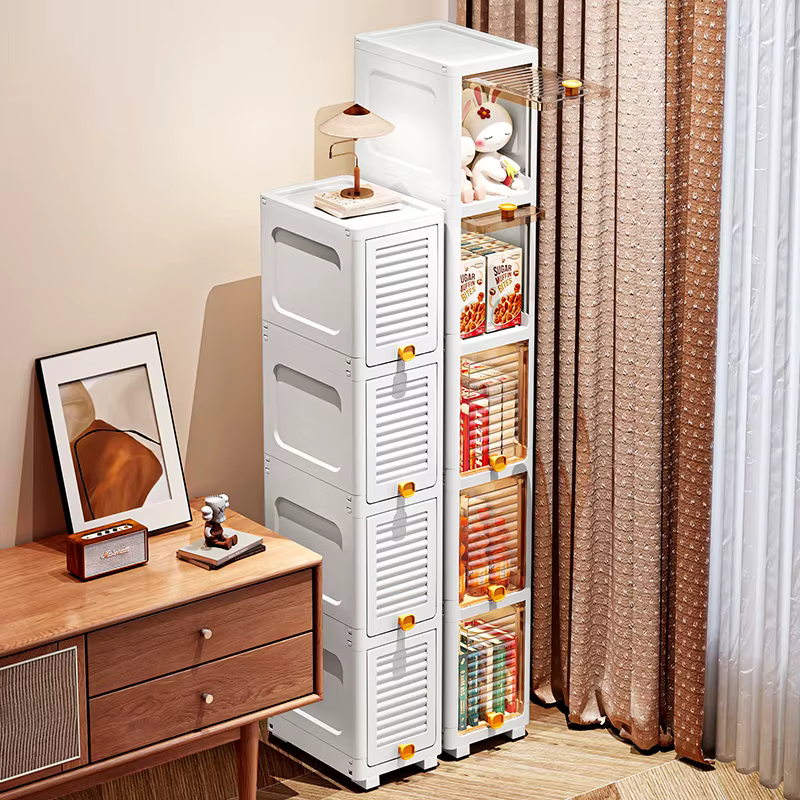 Armoire étroite de 19cm avec couvercle rabattable