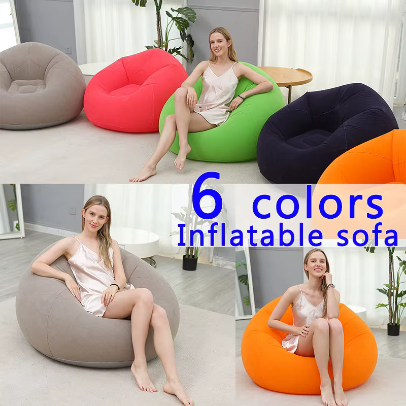 Chaises de pouf gonflables