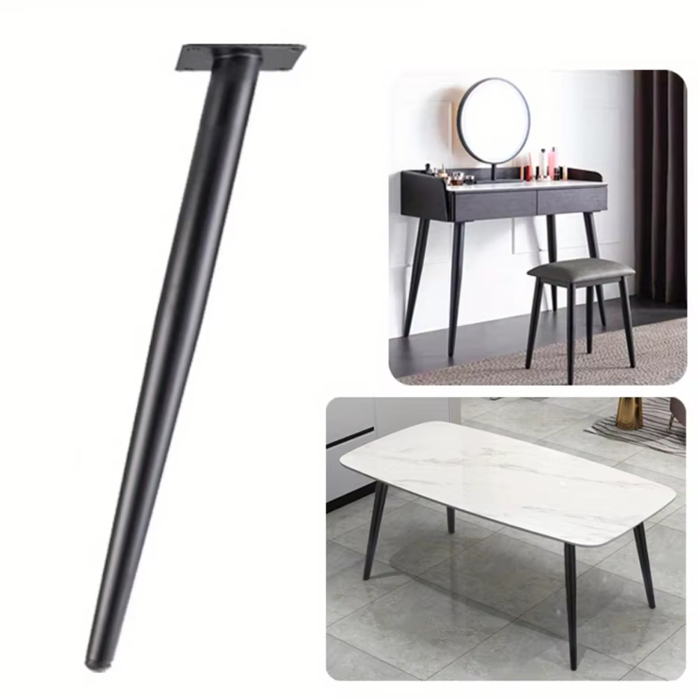 Pieds de canapé de base de table à manger inclinés