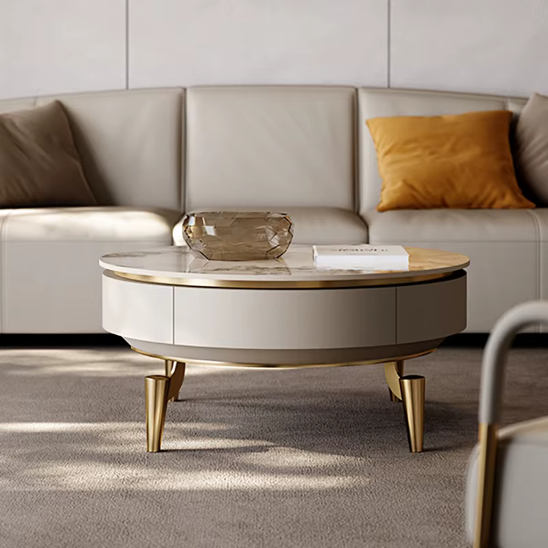 Table basse peu encombrante luxe esthétique délicatesse Tables basses à la mode italien moderne Mesa De Centro meubles De salon
