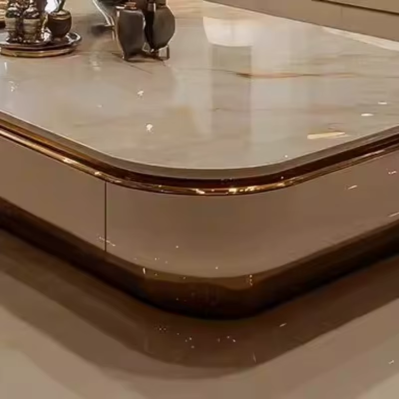 Table basse minimaliste claire Design De sol De luxe