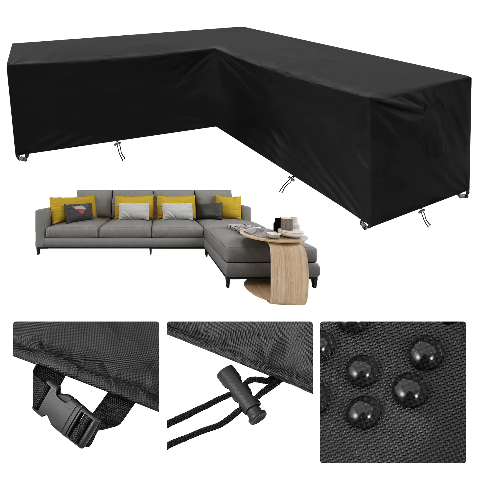 Housse imperméable pour canapé d'angle