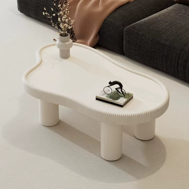 Table basse moderne en verre