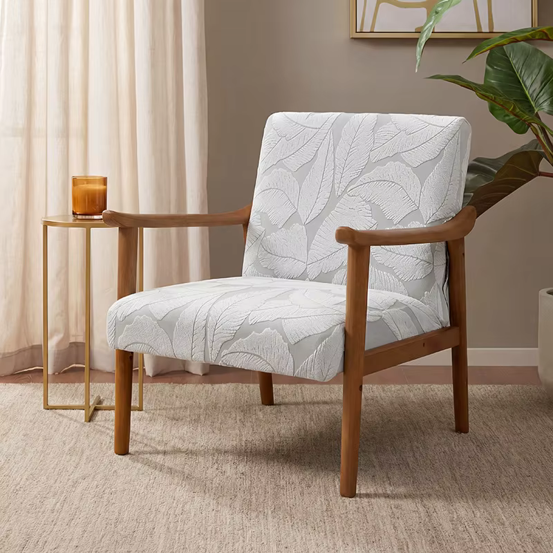 Housses de chaise individuelles en tissu jacquard élastiques tout compris