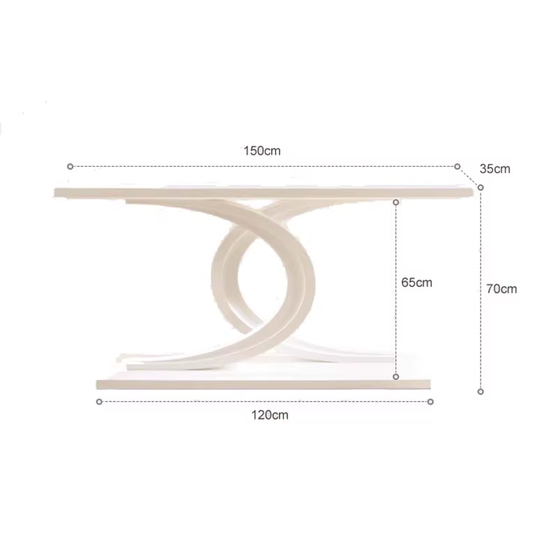 Table Console nordique moderne Glam luxe porche entrée