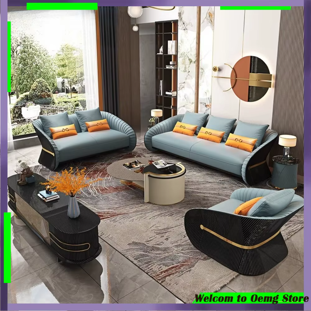 Luxueux canapé de Salon d'angle élégant
