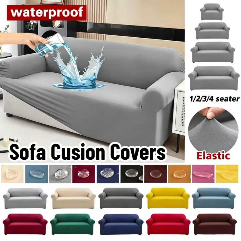 1 Housse de canapé imperméable et antidérapante pour salon