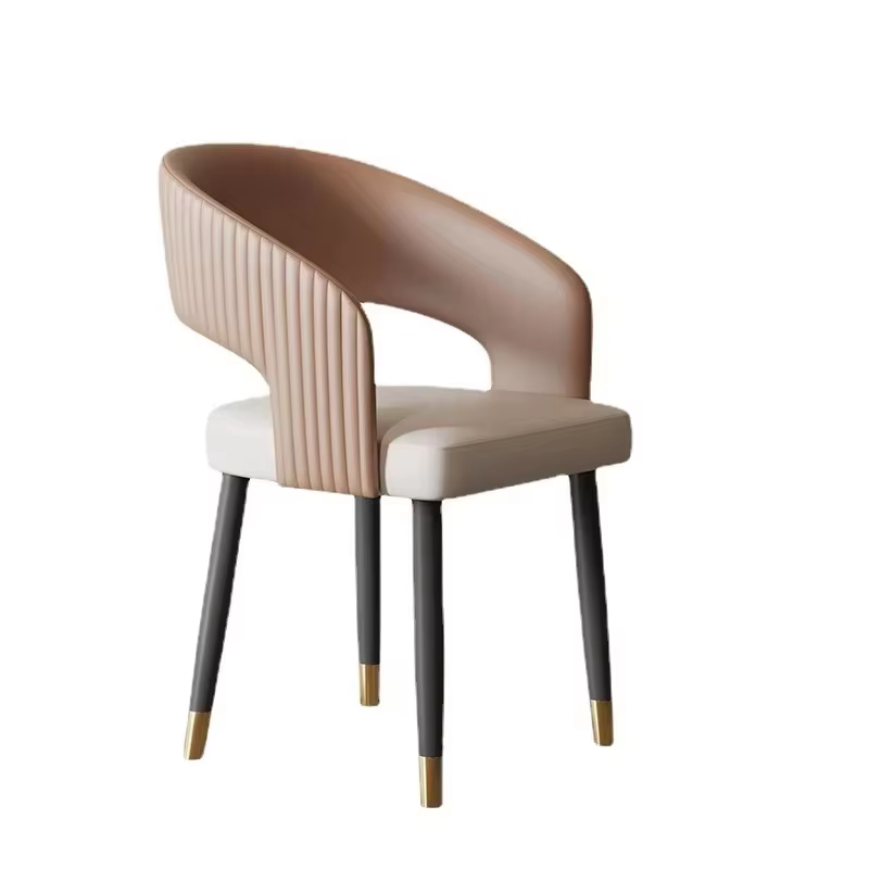 Chaises de salle à manger italiennes nordiques avec accoudoir