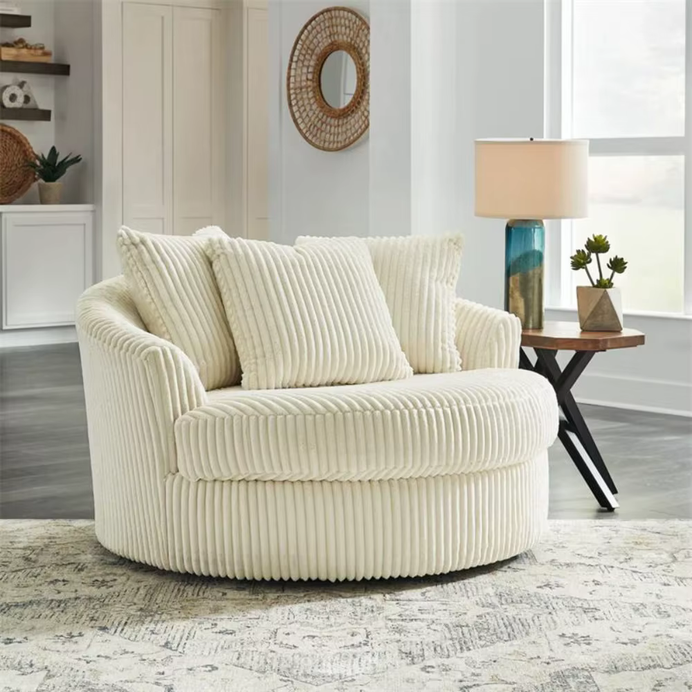 Chaises pivotantes de luxe avec accoudoirs
