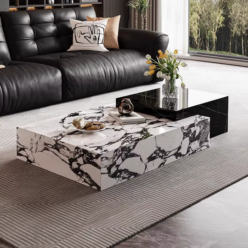 Design nordique Table basse ornements plancher Magazine Unique