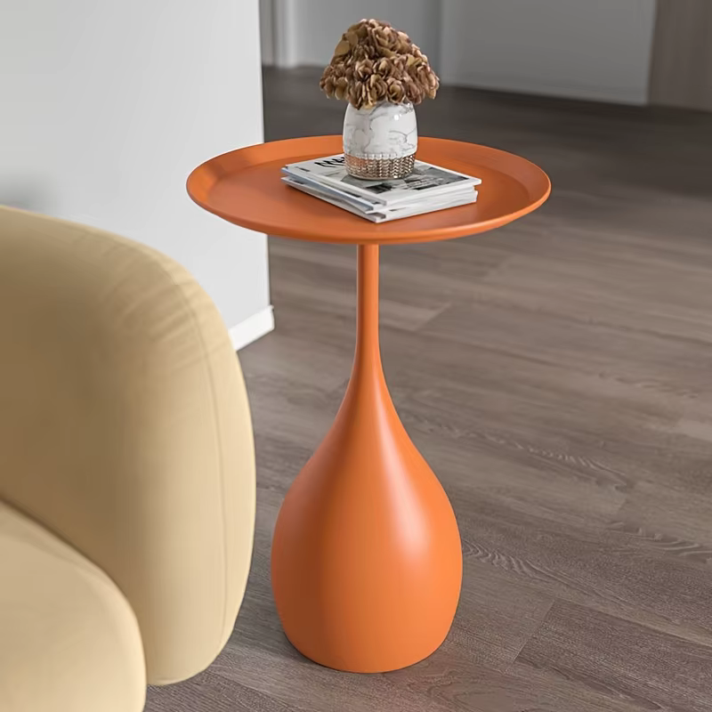 Petite Table ronde d'appoint de canapé