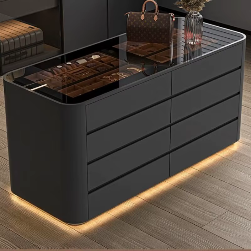 Artisanat Cube Salon armoires organisateur debout moderne luxe armoire
