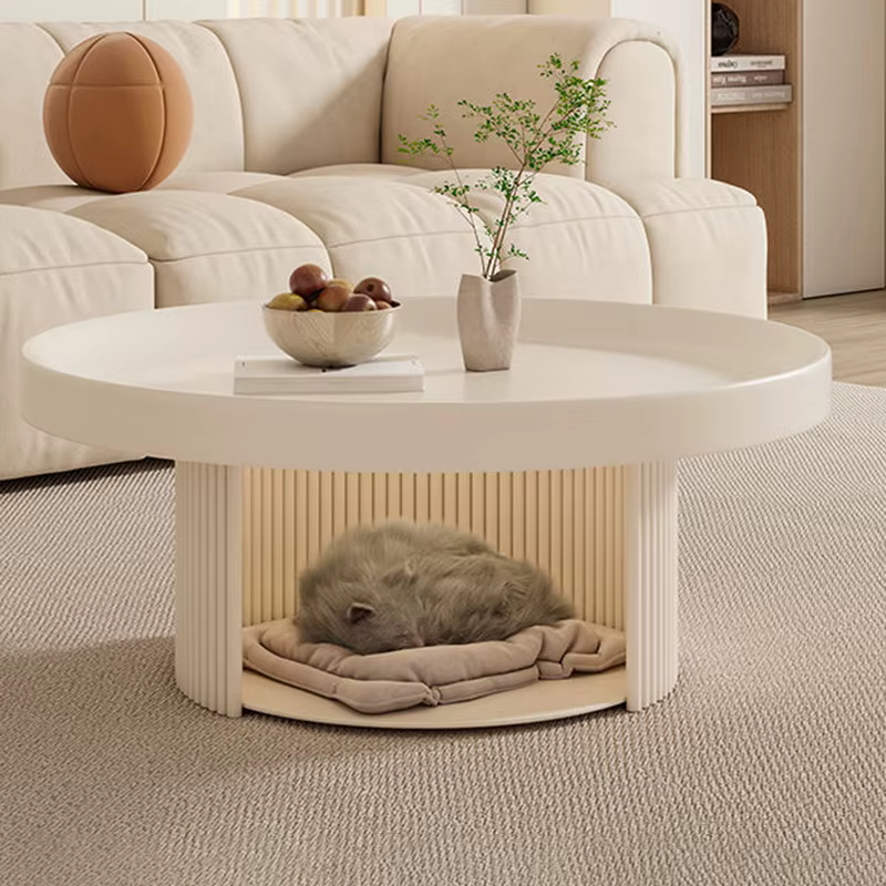 Tables basses circulaires nordiques