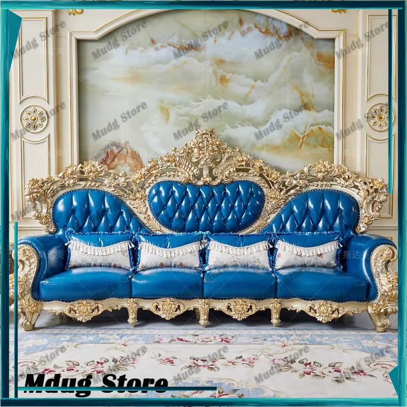 Salon design canapé accoudoir fille classique coussin canapés d'angle