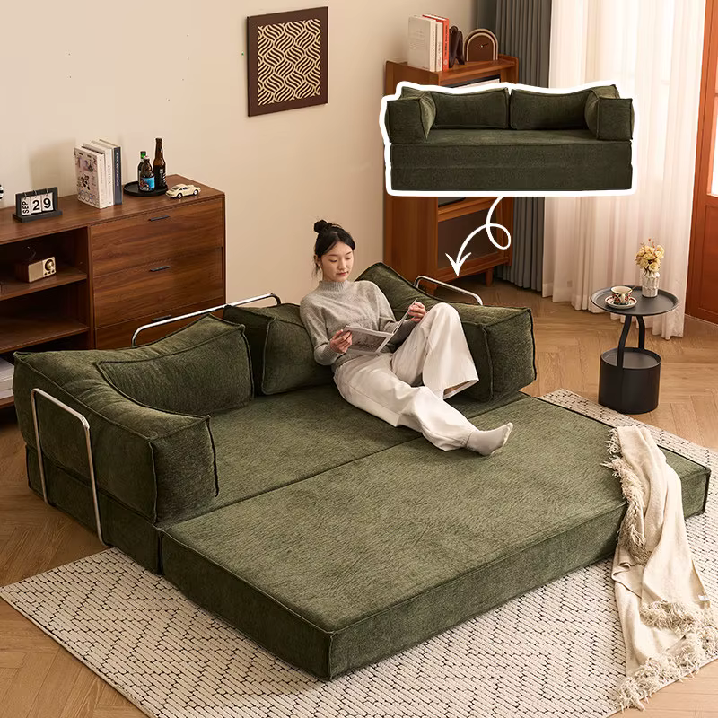 Canapé-lit pliable de luxe moderne et minimaliste