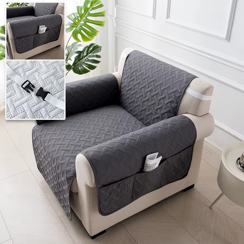 Tapis de canapé matelassé épais pour salon