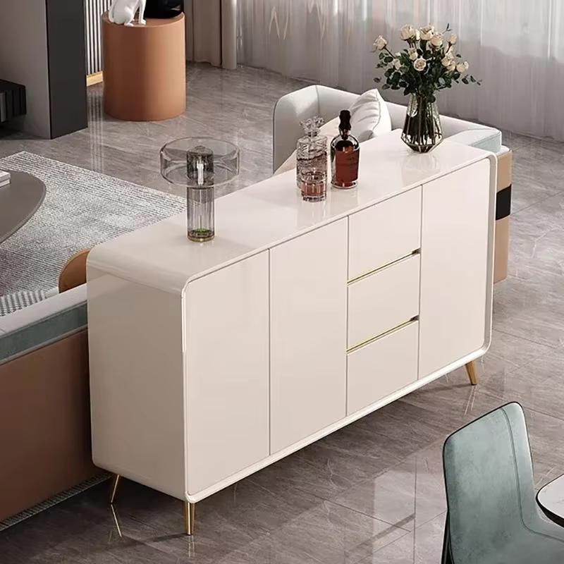 Organiseur de fichiers blanc Glamour, armoire blanche, armoires de salon, commode pour chambre à coucher, commode esthétique, commode Kast