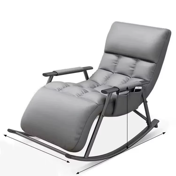 Chaise à bascule moderne de luxe pour adultes
