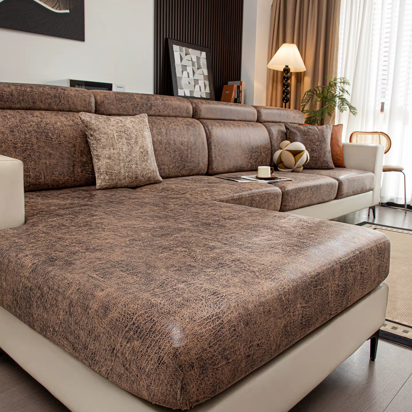 Housse de canapé extensible