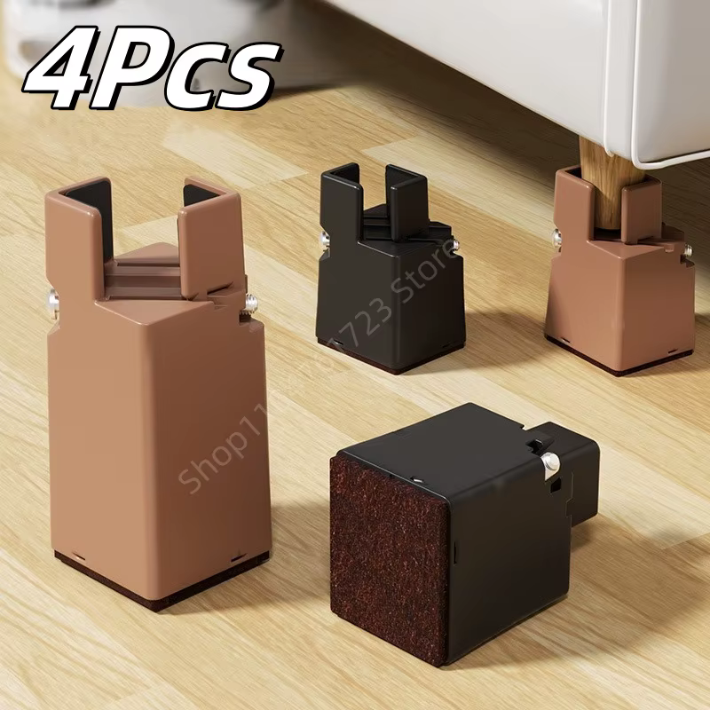 4 pièces lourd réglable chaise pieds Riser vis pince canapé Table