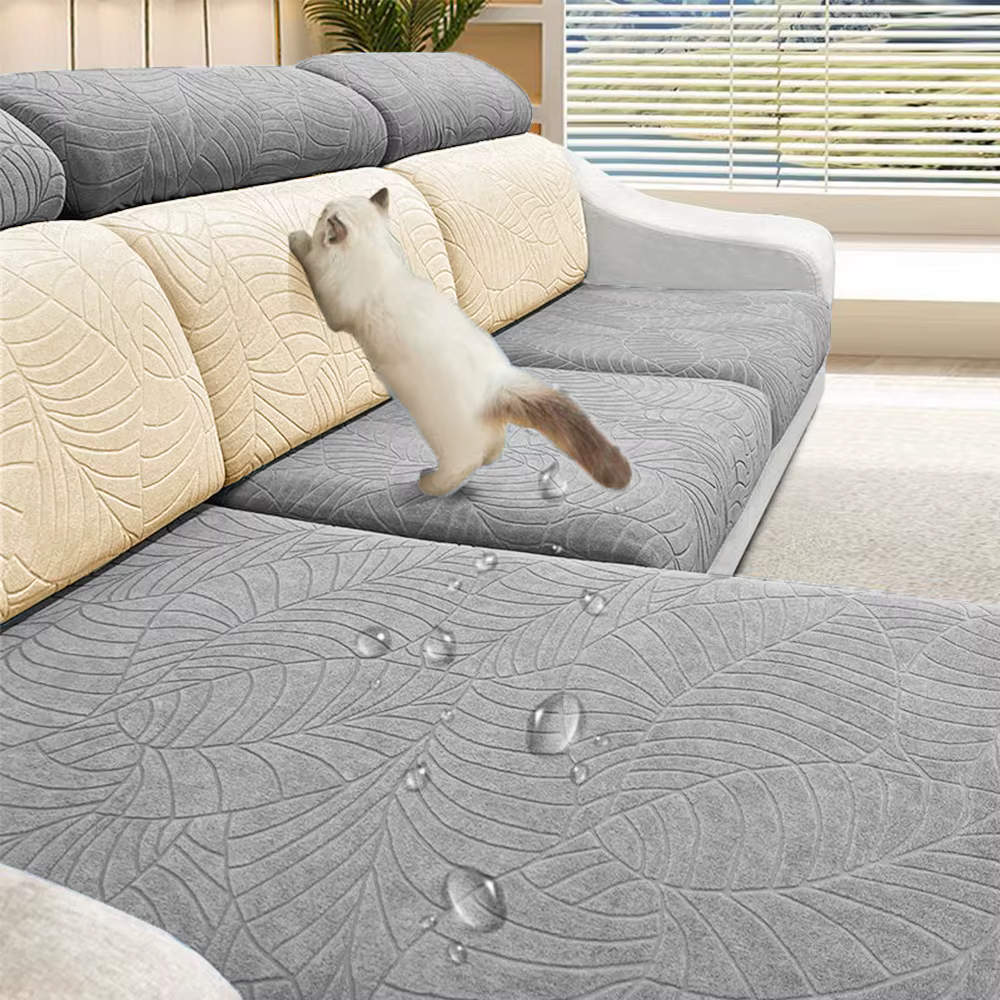 Housse de canapé jacquard pour salon