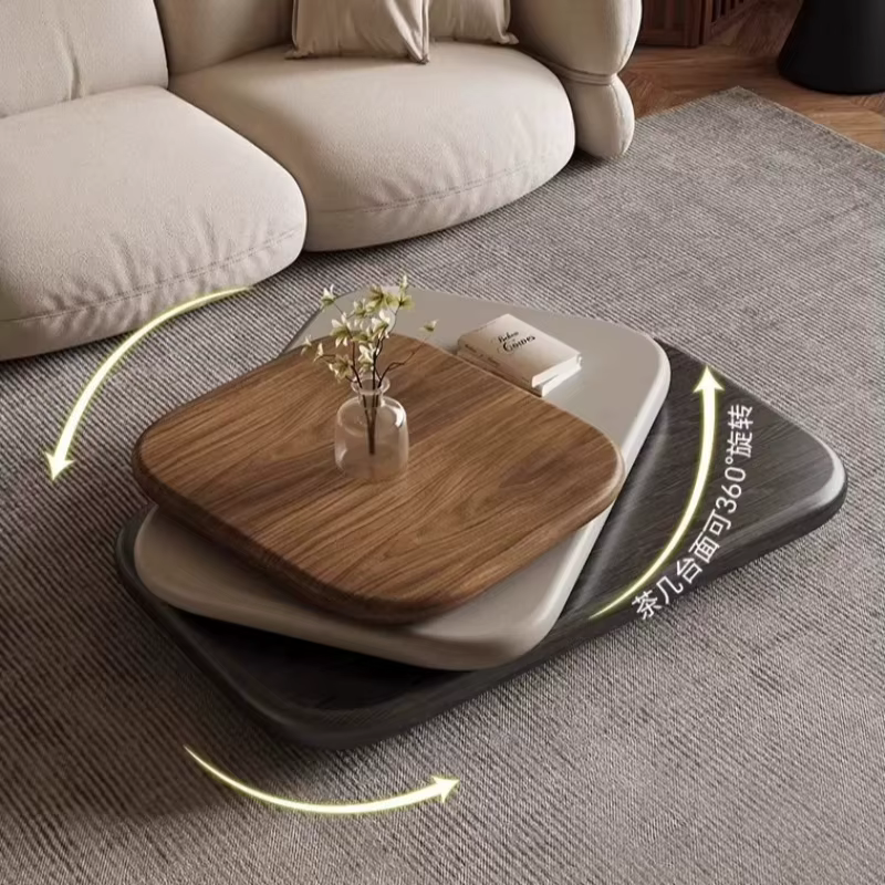 Table basse pivotante moderne et simple pour salon