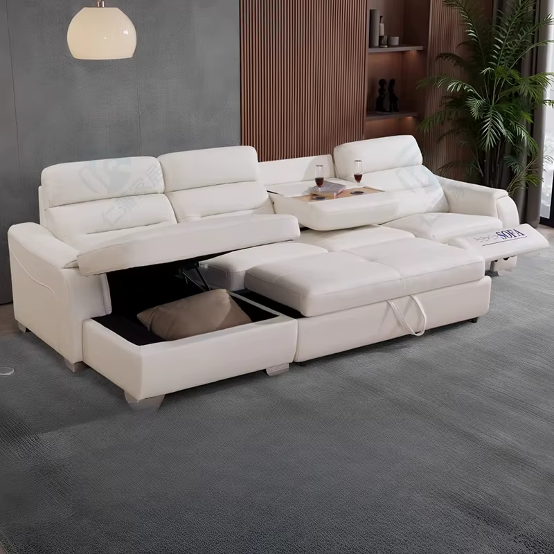 Salon rangement canapé fauteuils inclinable Convertible Relax
