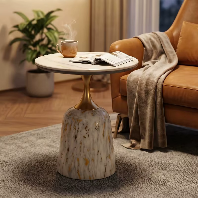 Table d'appoint ronde design