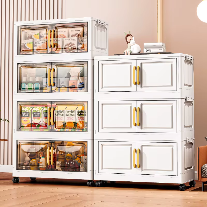Armoire de rangement double porte pour salon