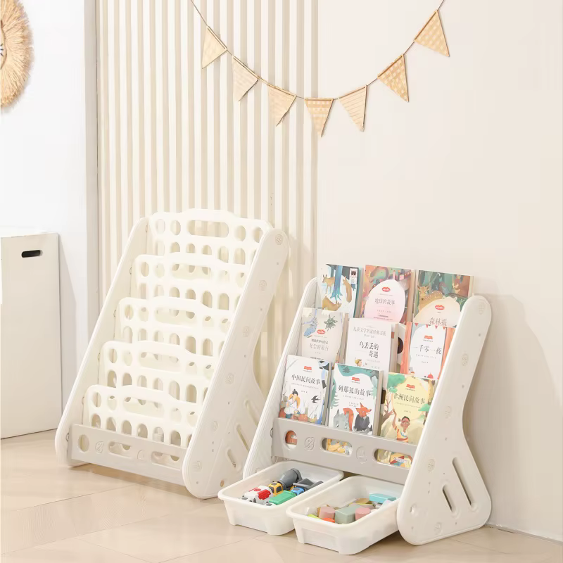 Étagère de rangement 2 en 1 pour enfants