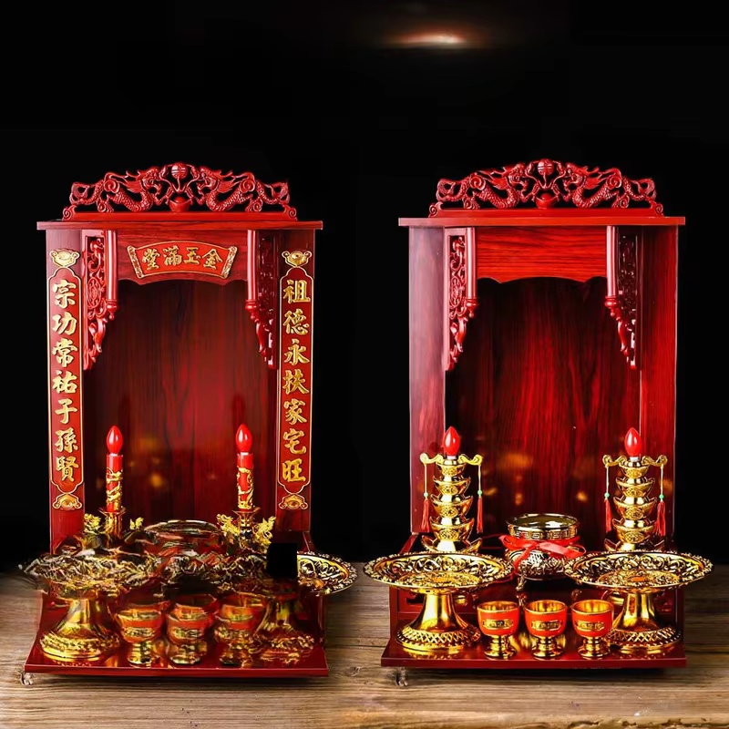 Table de sanctuaire bouddhiste, armoire de statue domestique