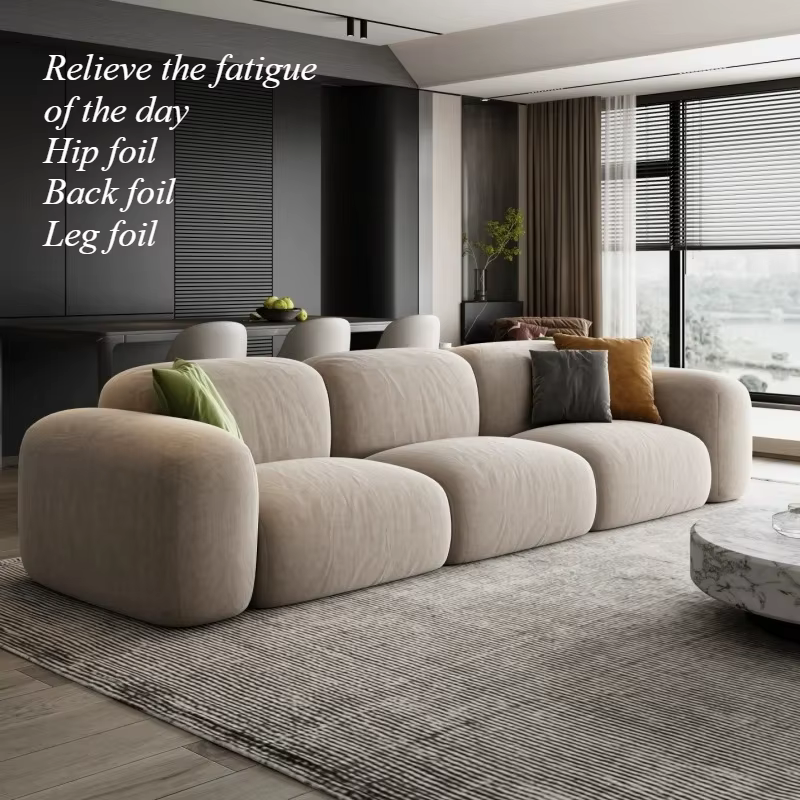 Relaxings Double Salon canapés Design nordique doux classique canapé élégant confortable Meuble