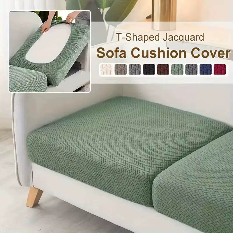 Housse de coussin de siège de canapé en Jacquard