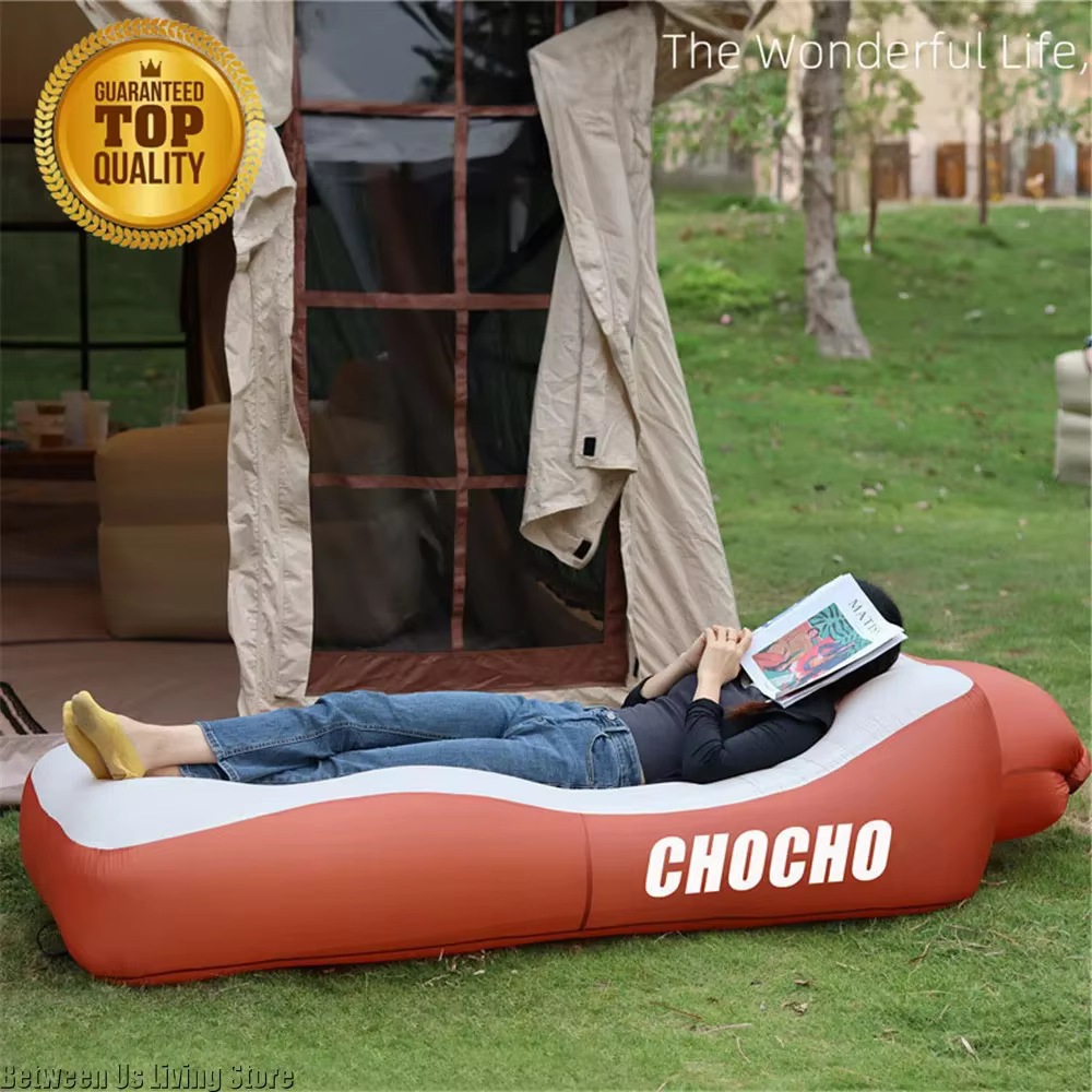 Canapé-lit gonflable de luxe – Conception extra large sans rouleau pour la plage