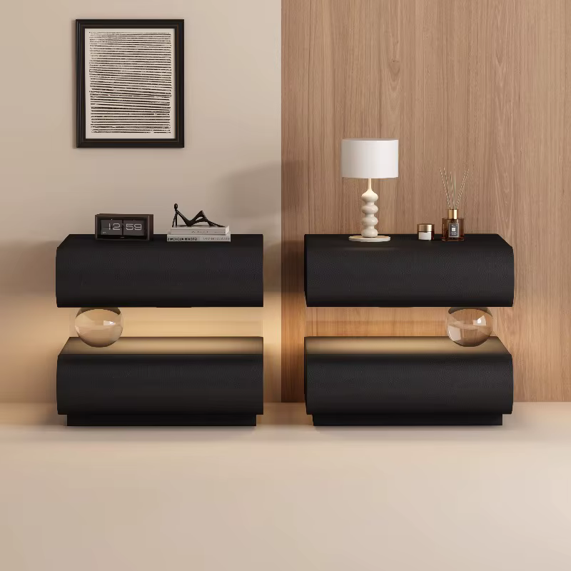 Meuble de rangement noir