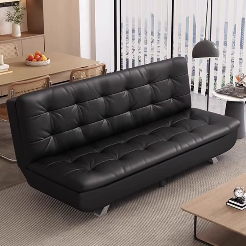 Canapé minimaliste noir Multifonction bureau luxe moderne