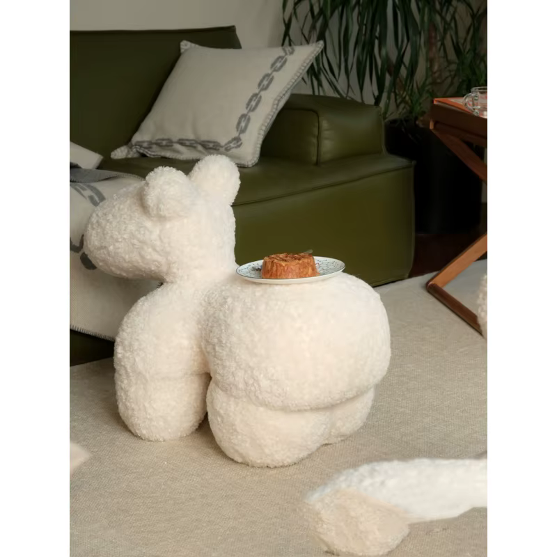 Fauteuil Poney - Fauteuil en forme de cheval bouclé