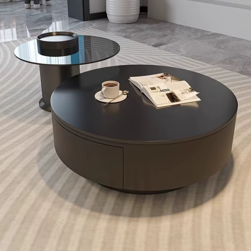 Tables basses ovales design ordinateur portable luxe italien