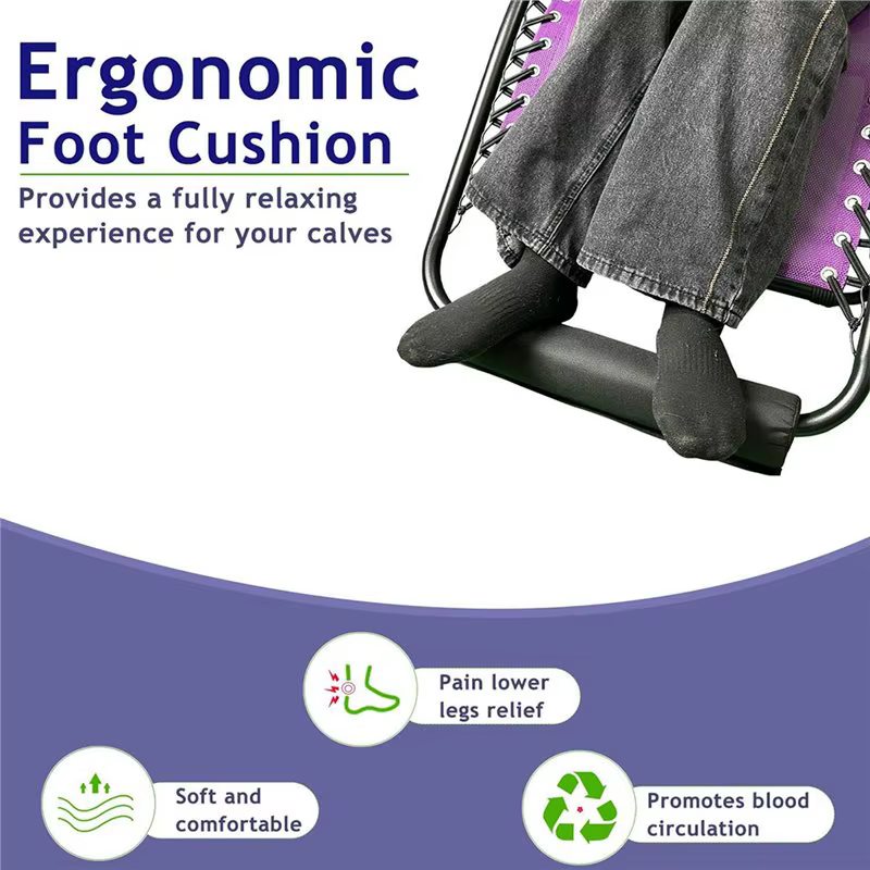 Zero coussin de chaise par gravité pour repose-pieds-pour rembourrage de repose-pieds pour fauteuil inclinable pliant